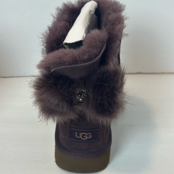 NWOT UGG classic mini puff crystal bow boots - Picture 11 of 16